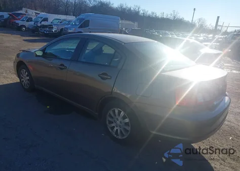 2009 Mitsubishi Galant Es/Sport Edition из США, поврежденный, VIN 4A3AB36FX9E007496